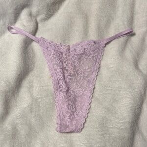 Victoria's Secret Lilac Lace Panty